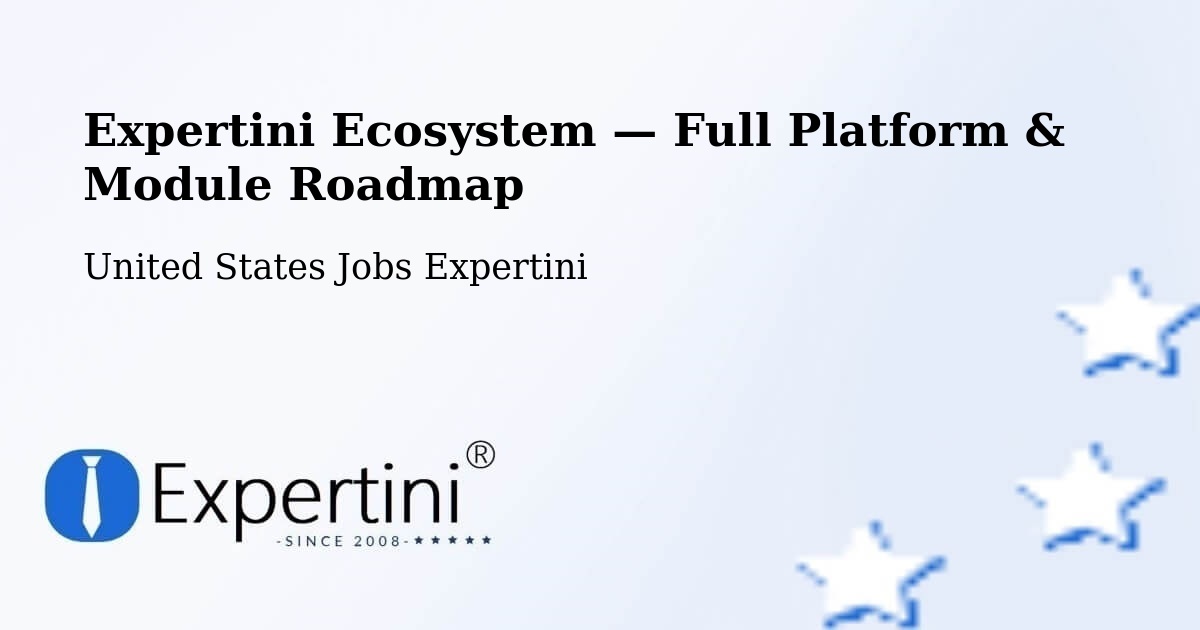 Expertini Ecosystem — Full Platform & Module Roadmap – Cayce